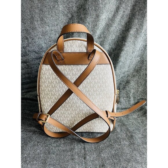 NWT Michael Kors Brooklyn Medium Signature Logo Semi Lux Backpack main image 9